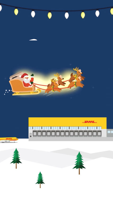 christmas dhl